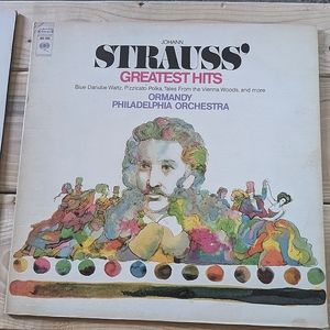 Vintage Johann Strauss Greatest Hits Vinyl LP | Columbia Masterworks MS 7502